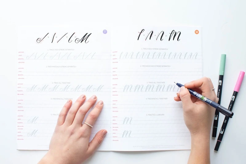 Majuscule Letters workbook